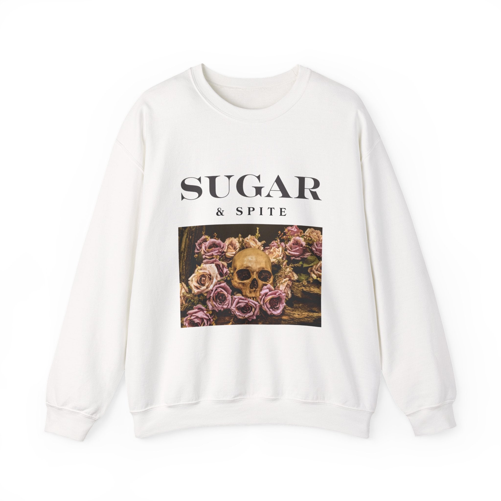 Sugar & Spite Skull Crewneck Sweatshirt