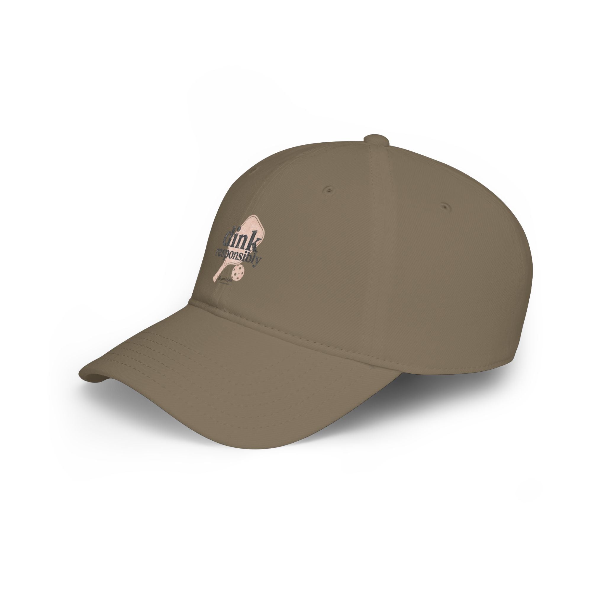 Low Profile Baseball Cap — "Dink Responsibly" Pickleball Hat