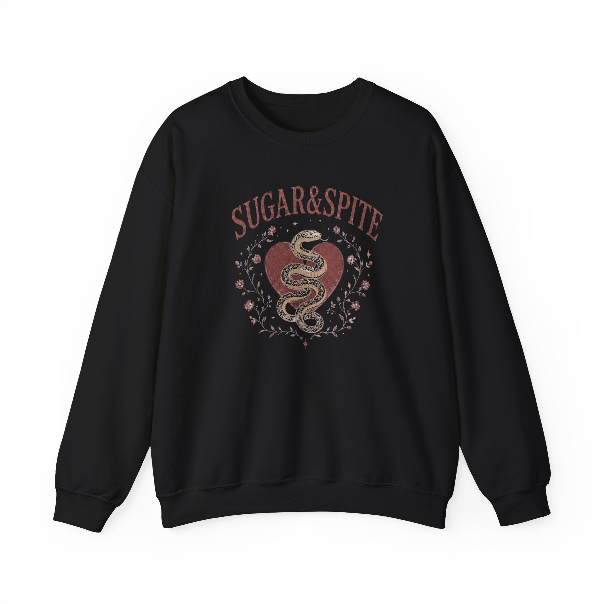 Sugar & Spite Heart Snake Crewneck Sweatshirt