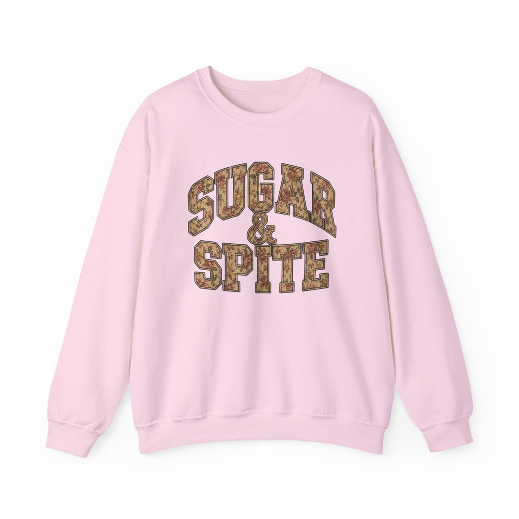Sugar & Spite Vintage Floral Crewneck Sweatshirt