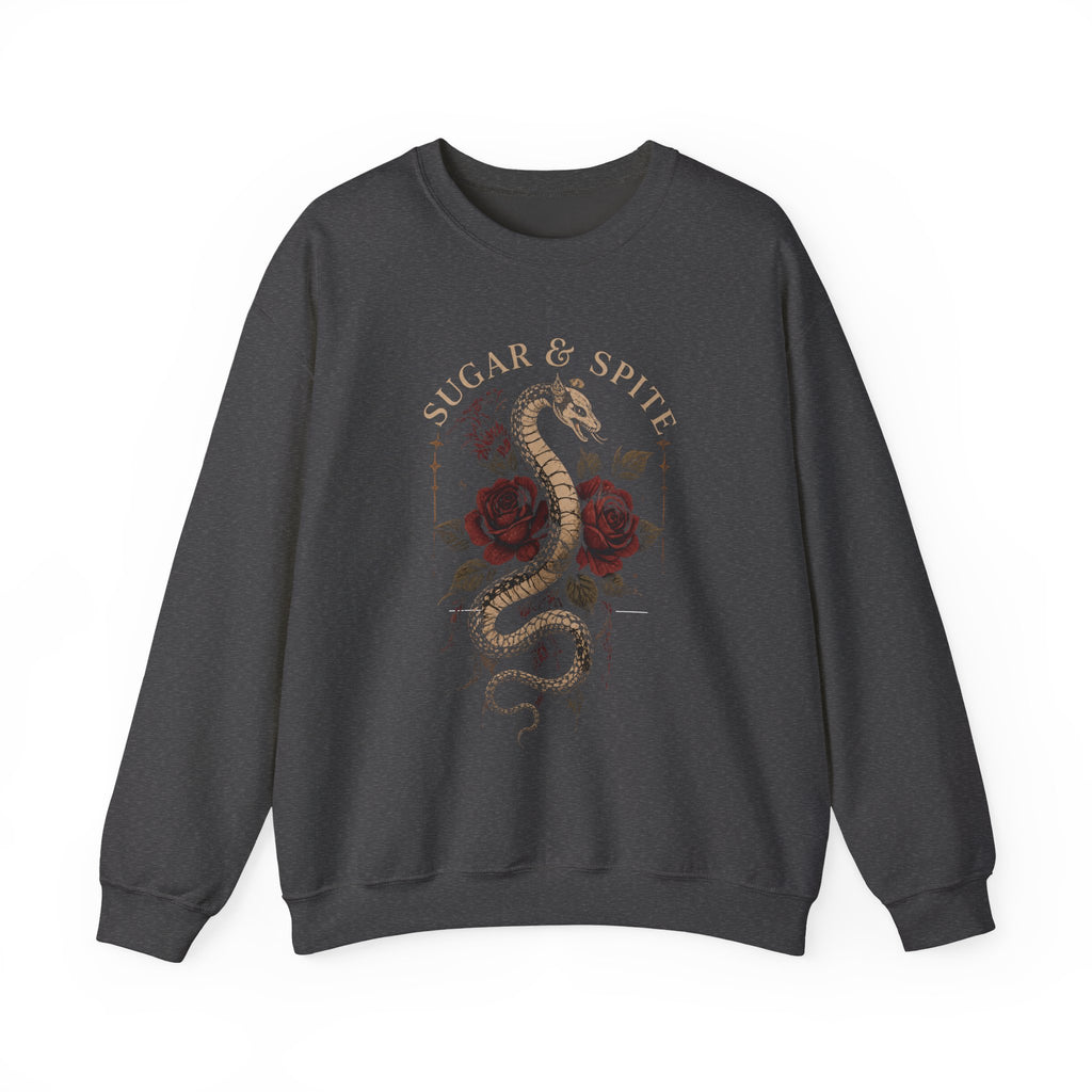 Sugar & Spite Snake Crewneck Sweatshirt – Gothic Rose Graphic Crewneck