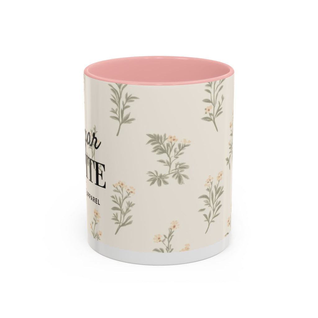 Sugar & Spite Floral Coffee Mug — Accent 11/15oz