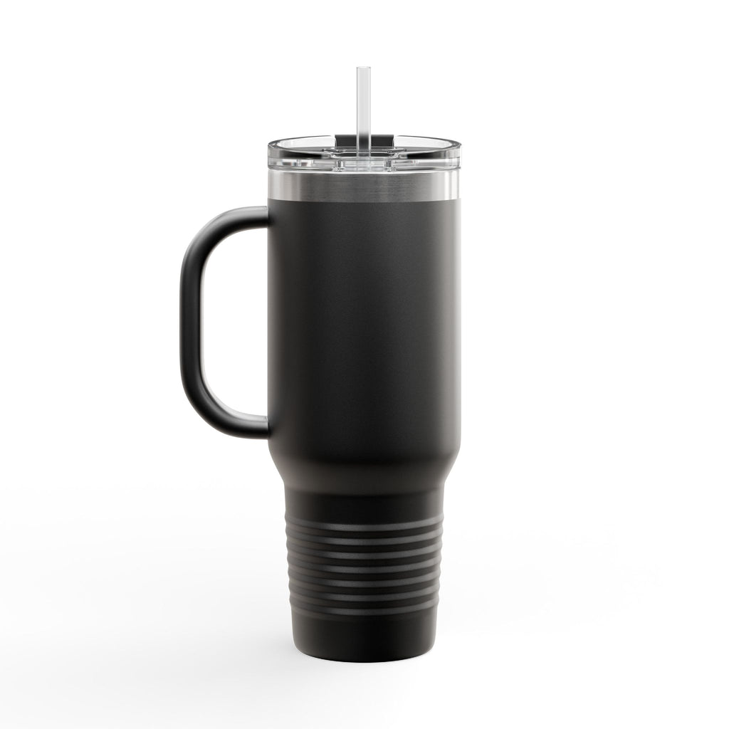 40oz Insulated Travel Mug — Wildflower 'Wander & Sip' Stainless Steel Tumbler