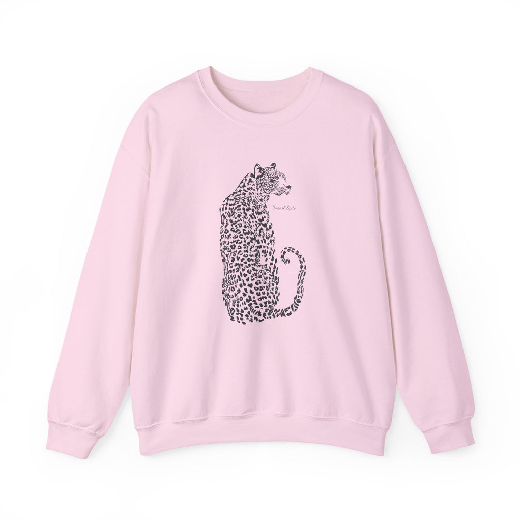 Leopard Sketch Crewneck Sweatshirt