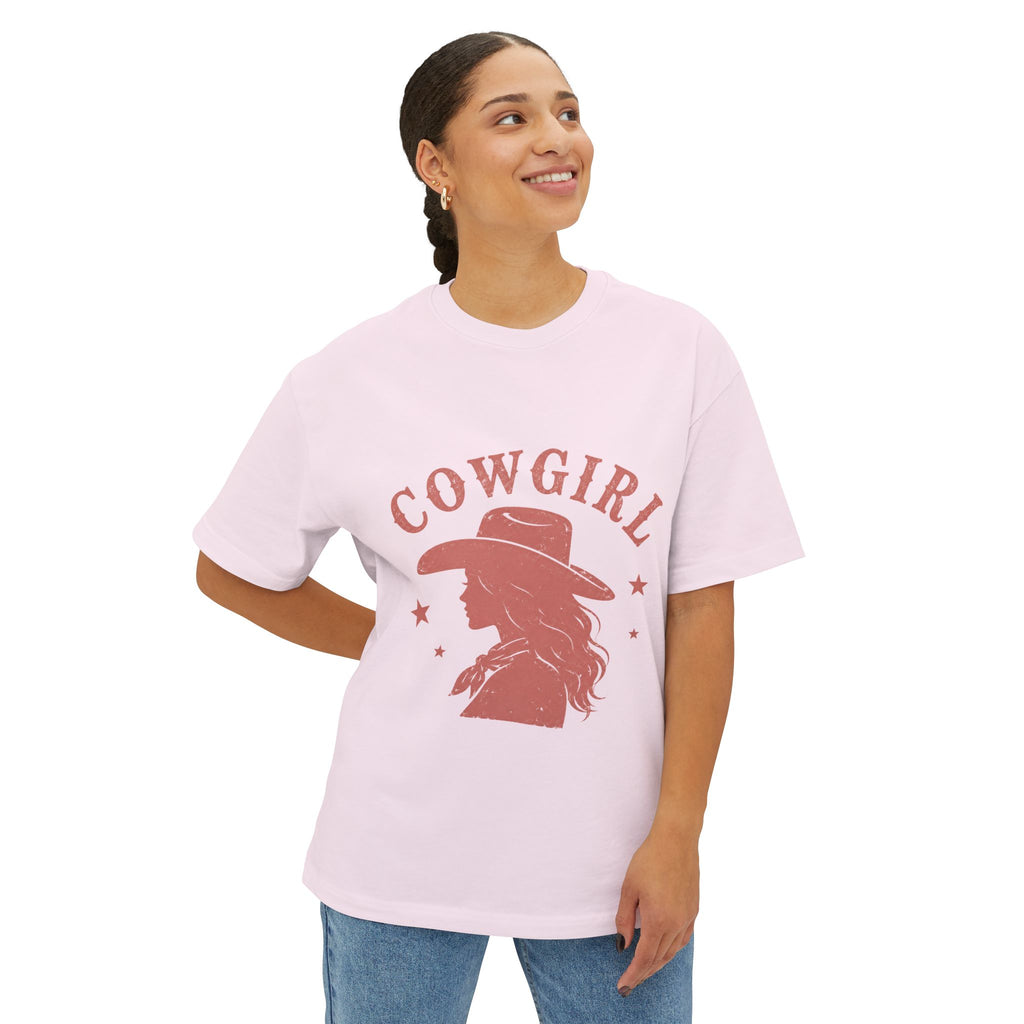 Cowgirl Silhouette Tee | Western Hat Cowgirl Graphic Shirt
