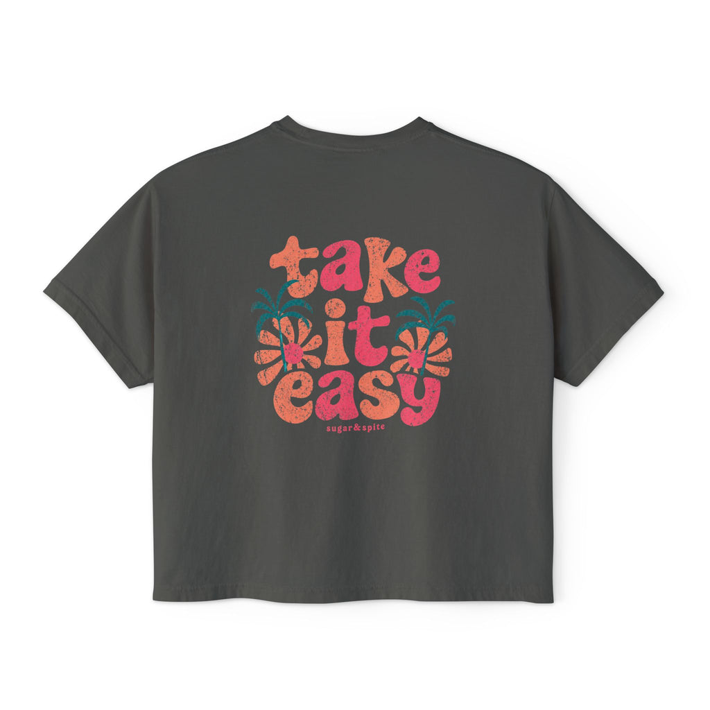 Take It Easy Women's Boxy Tee