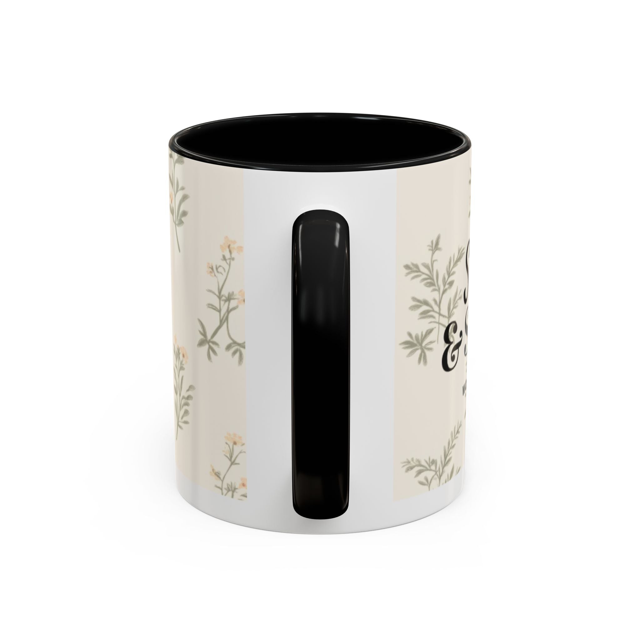 Sugar & Spite Floral Coffee Mug — Accent 11/15oz