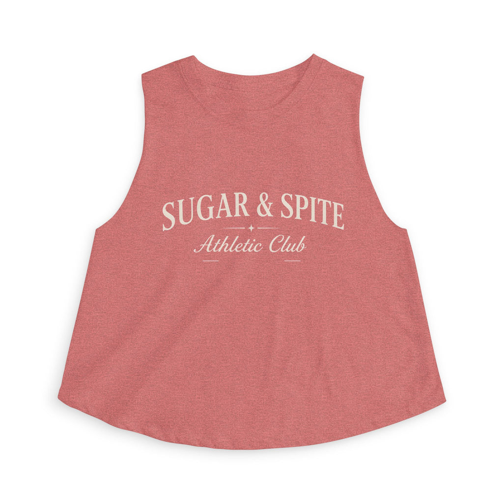 Sugar & Spite Athletic Club Crop Top — Women's Vintage Athletic Tank