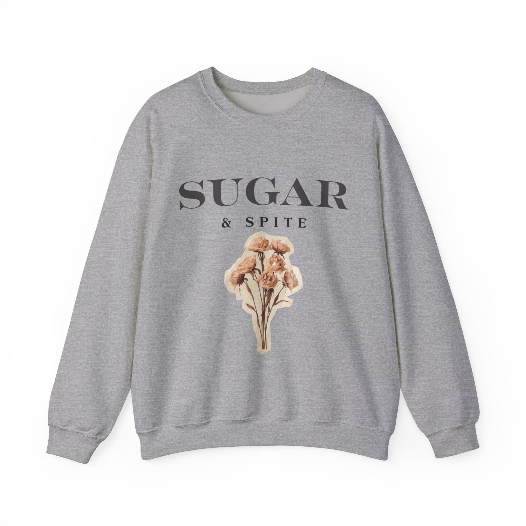 Sugar & Spite Floral Crewneck Sweatshirt