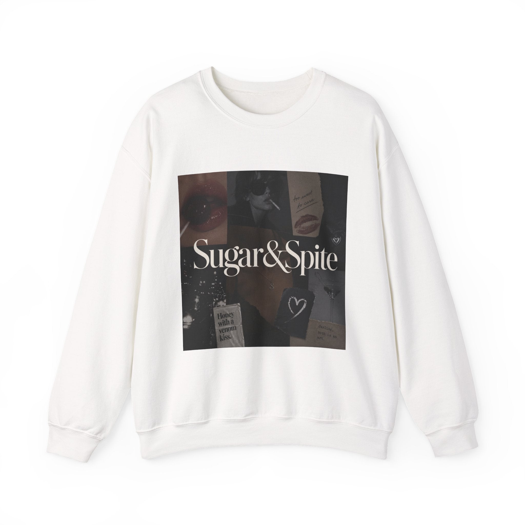 Sugar & Spice Graphic Sweatshirt — Vintage Collage Crewneck
