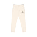 Vintage Botanical Skull sweatpants | small chest graphic, olive