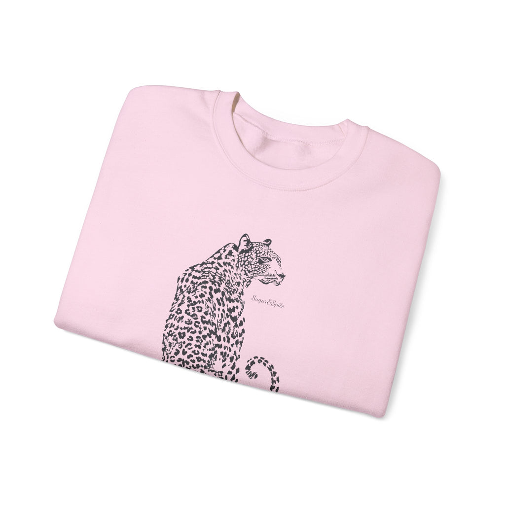 Leopard Sketch Crewneck Sweatshirt