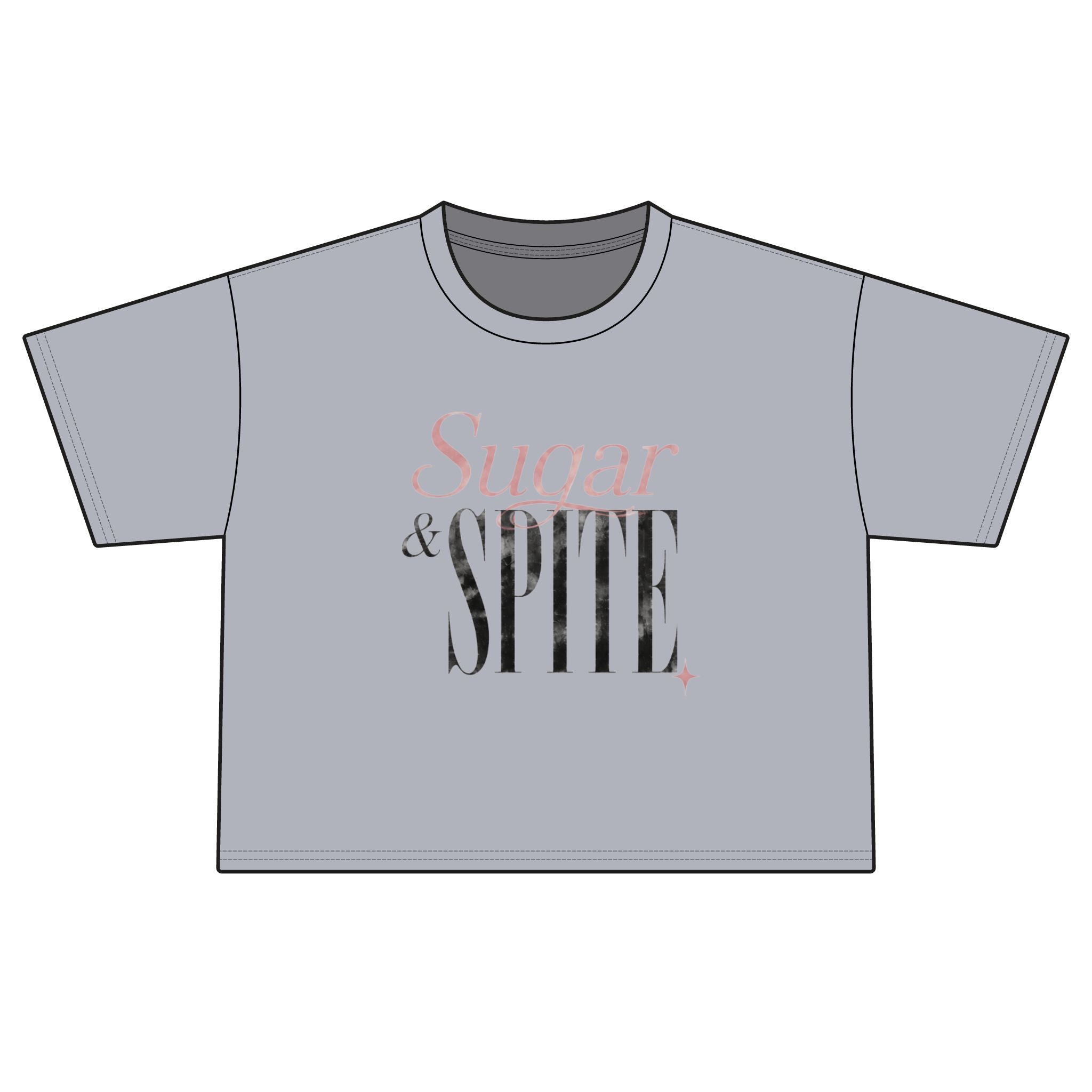 Sugar & Spite Script Boxy Tee