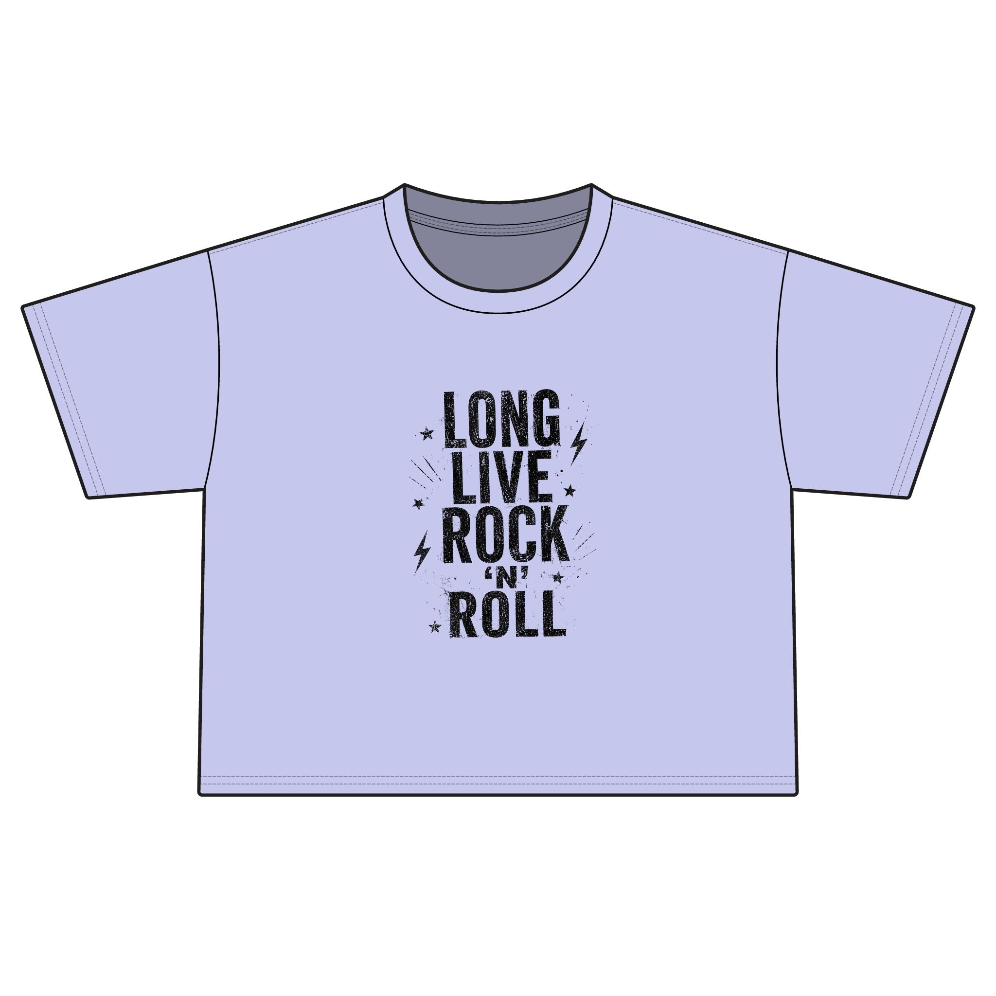 Long Live Rock 'n' Roll Boxy Tee