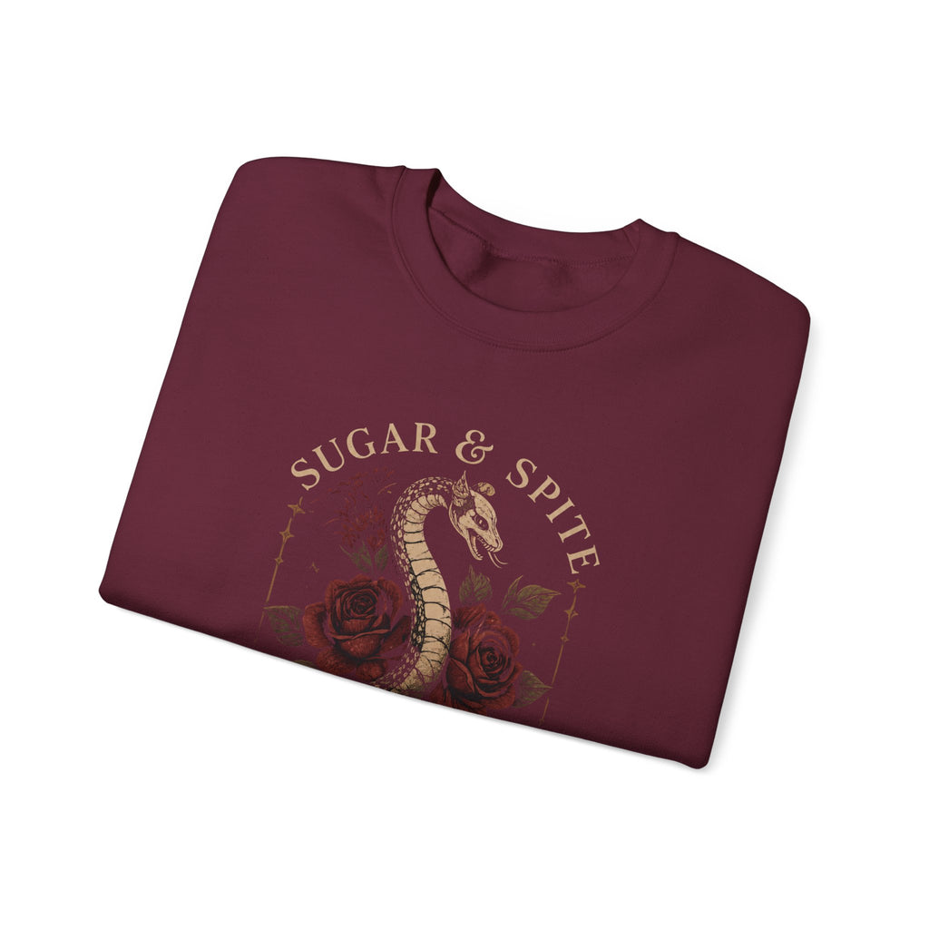 Sugar & Spite Snake Crewneck Sweatshirt – Gothic Rose Graphic Crewneck