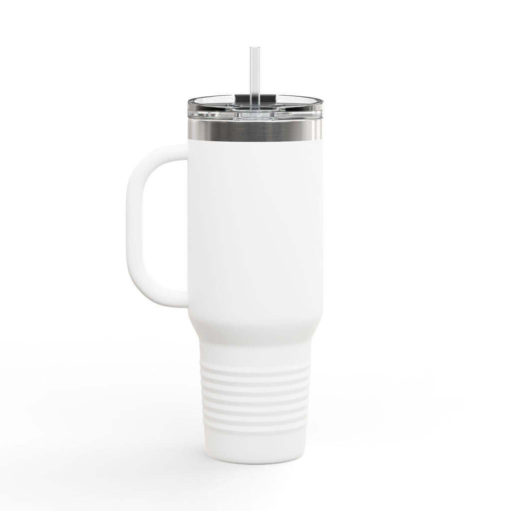 40oz Insulated Travel Mug — Wildflower 'Wander & Sip' Stainless Steel Tumbler