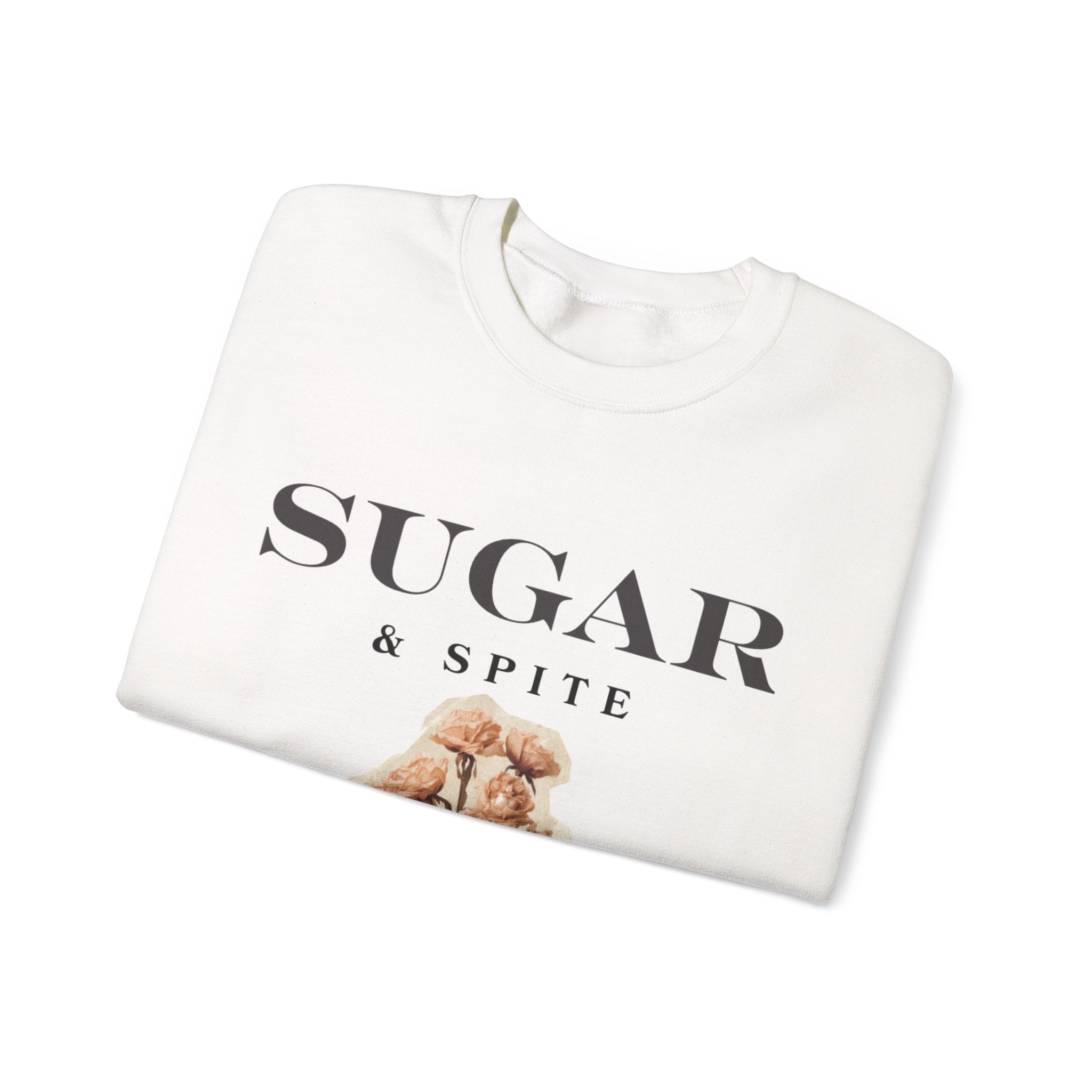 Sugar & Spite Floral Crewneck Sweatshirt