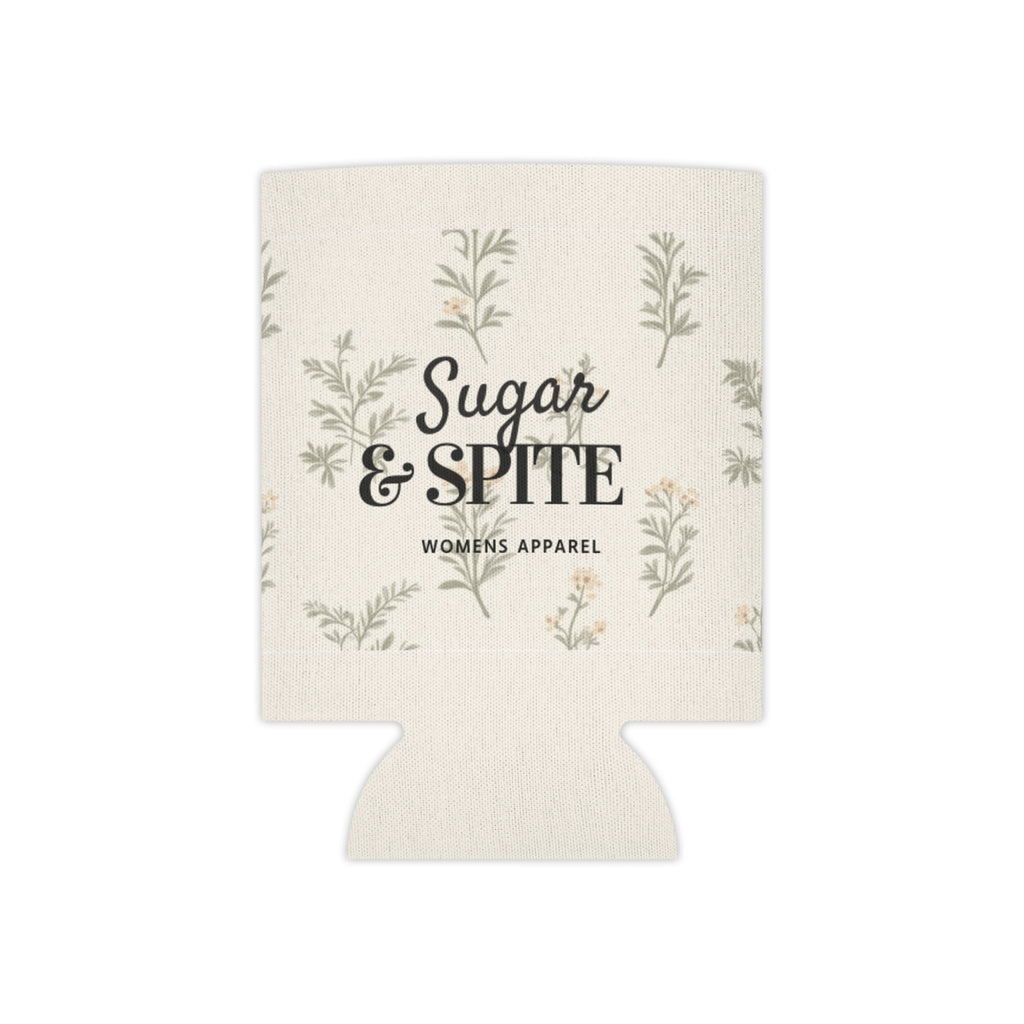 Sugar & Spite Floral Can Cooler – Insulated Beverage Koozie