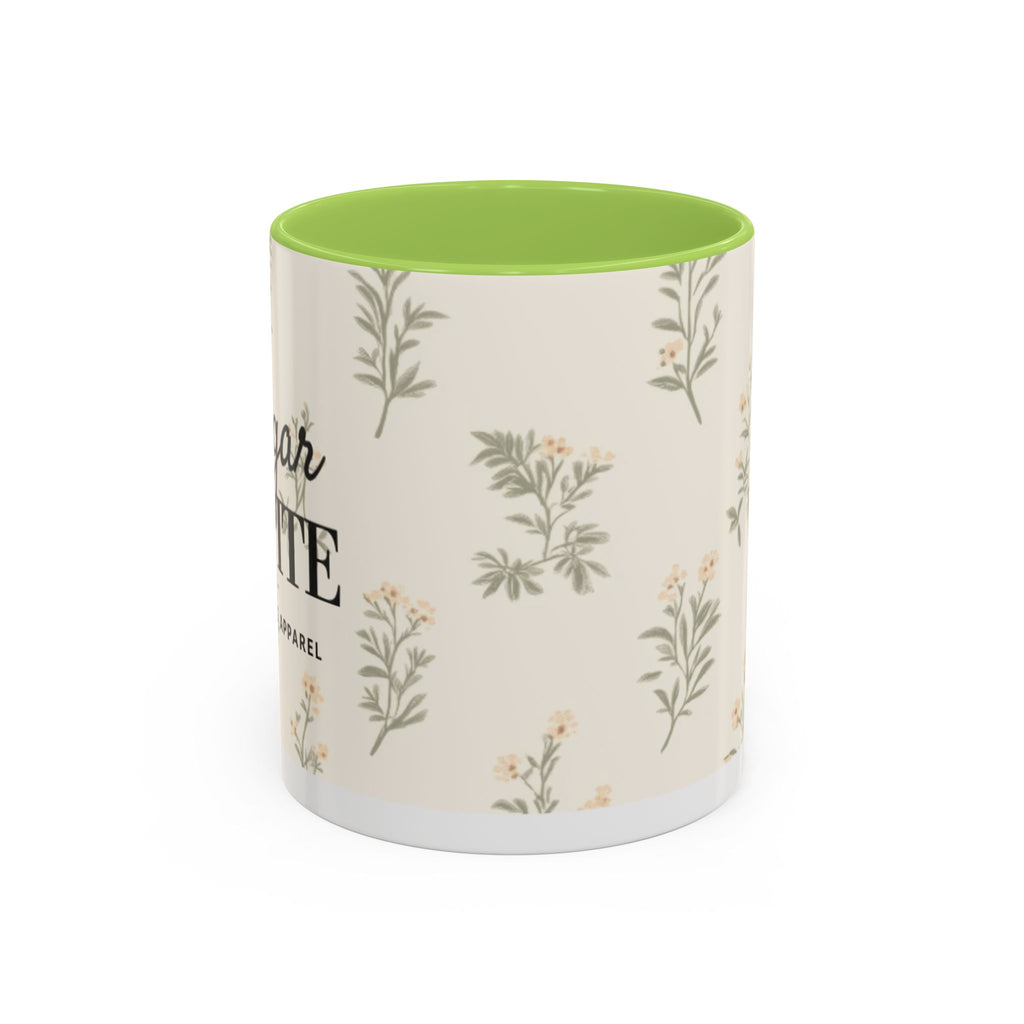 Sugar & Spite Floral Coffee Mug — Accent 11/15oz
