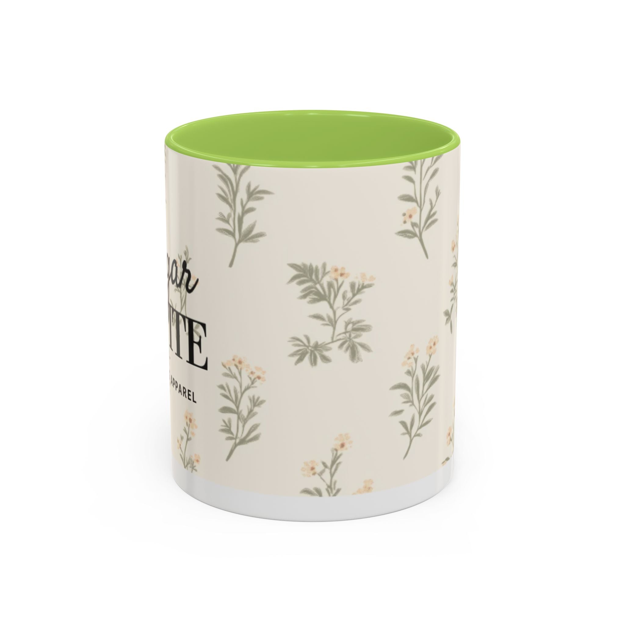 Sugar & Spite Floral Coffee Mug — Accent 11/15oz