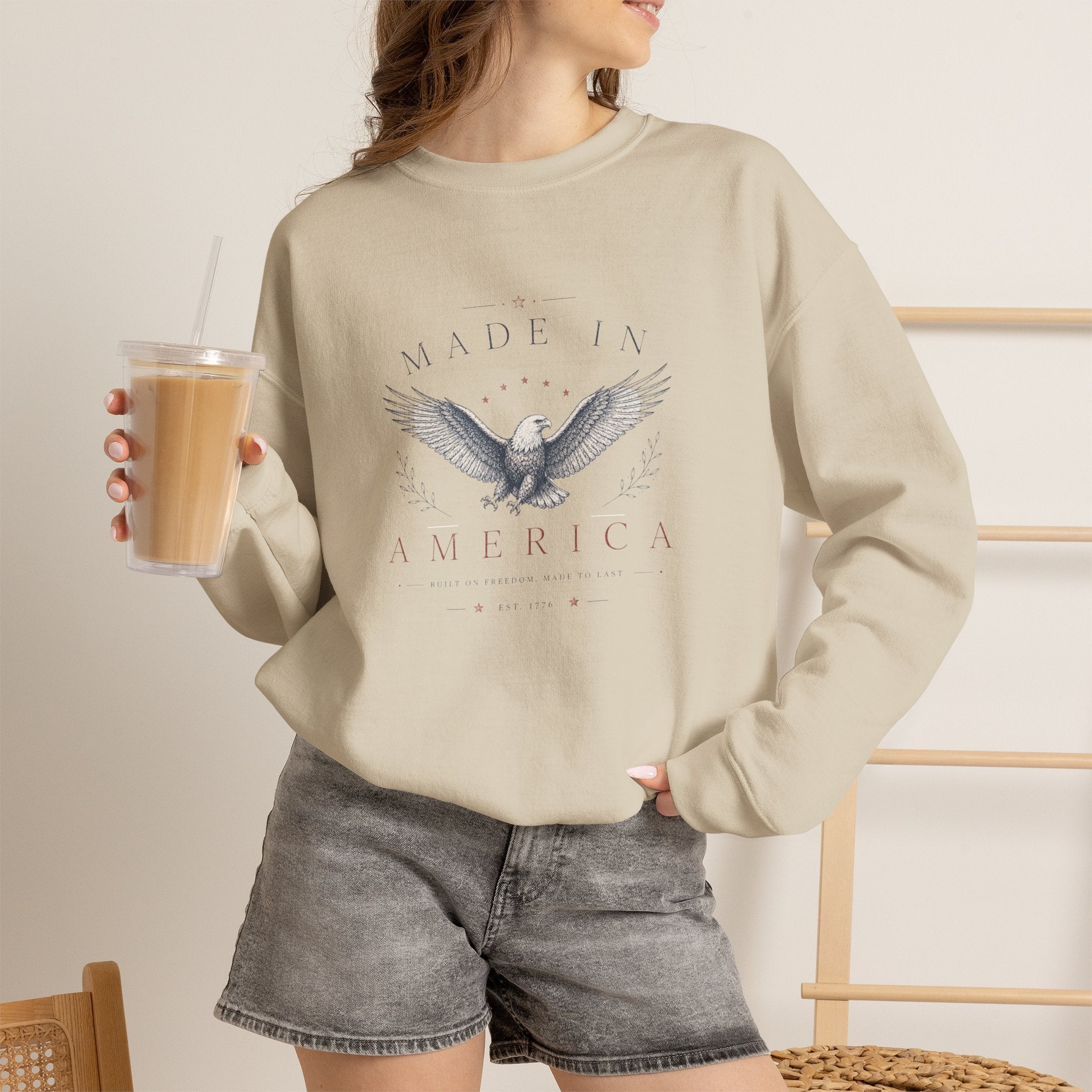 Made in America Eagle Crewneck Sweatshirt