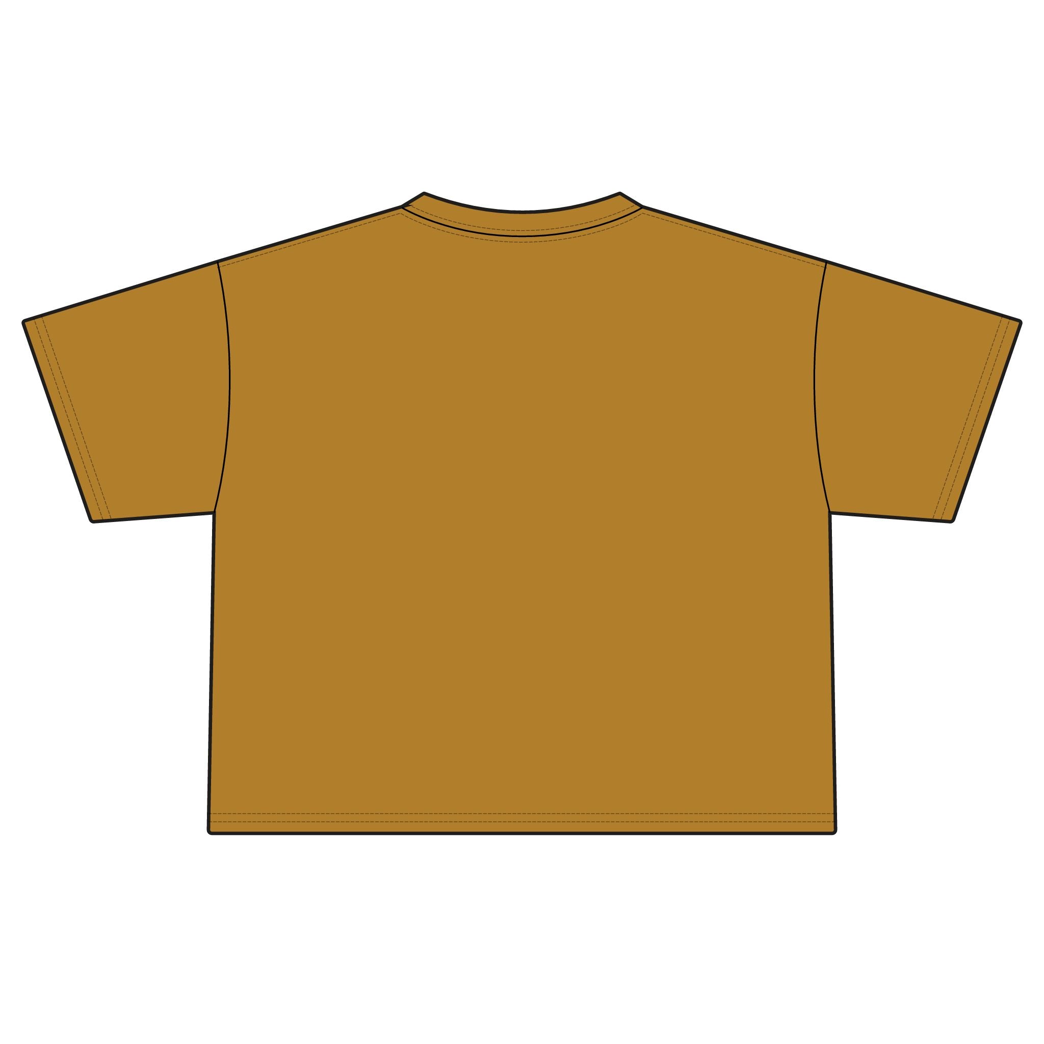 Boxy Women's Tee — Leopard Silhouette Graphic