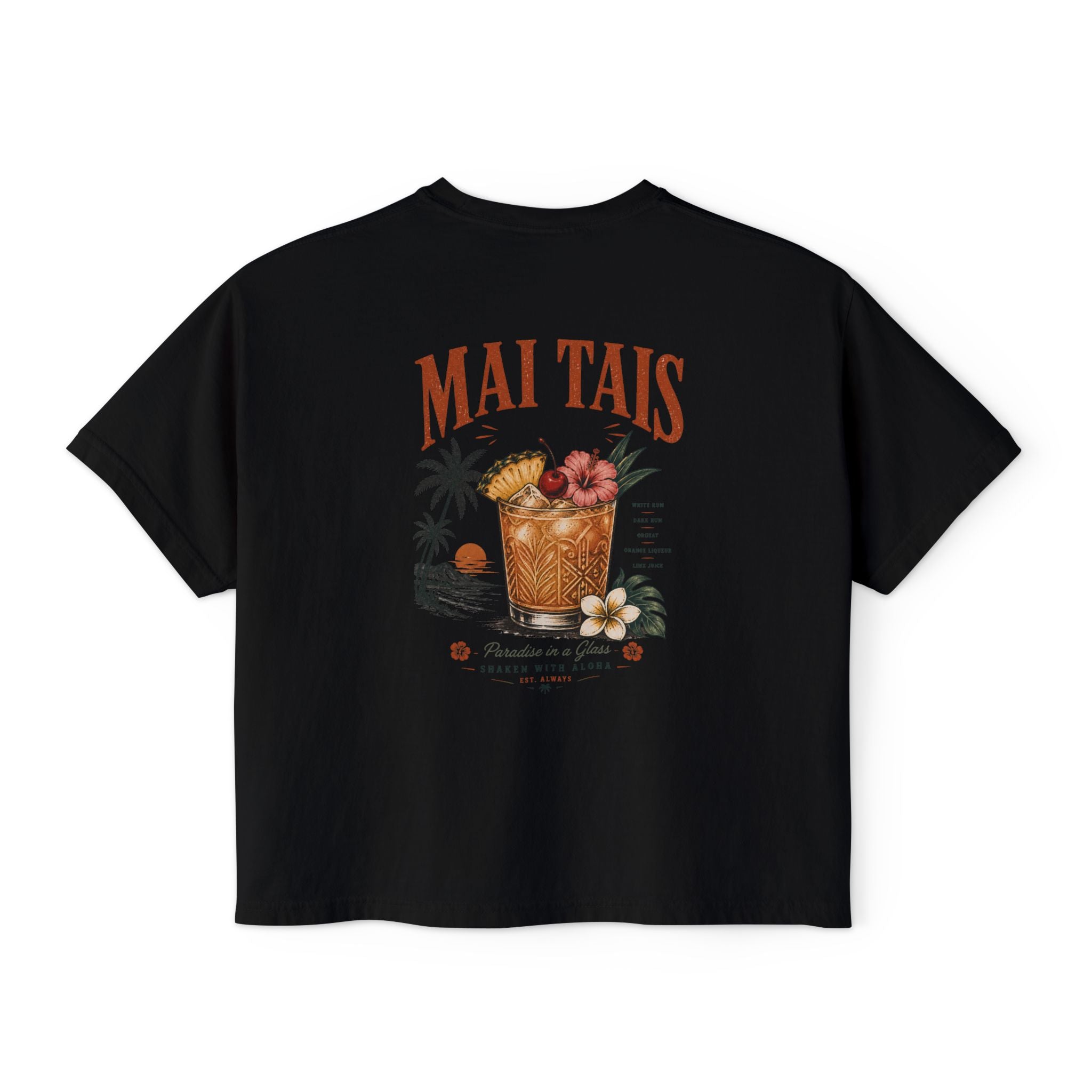 Mai Tais Cocktail Boxy Tee