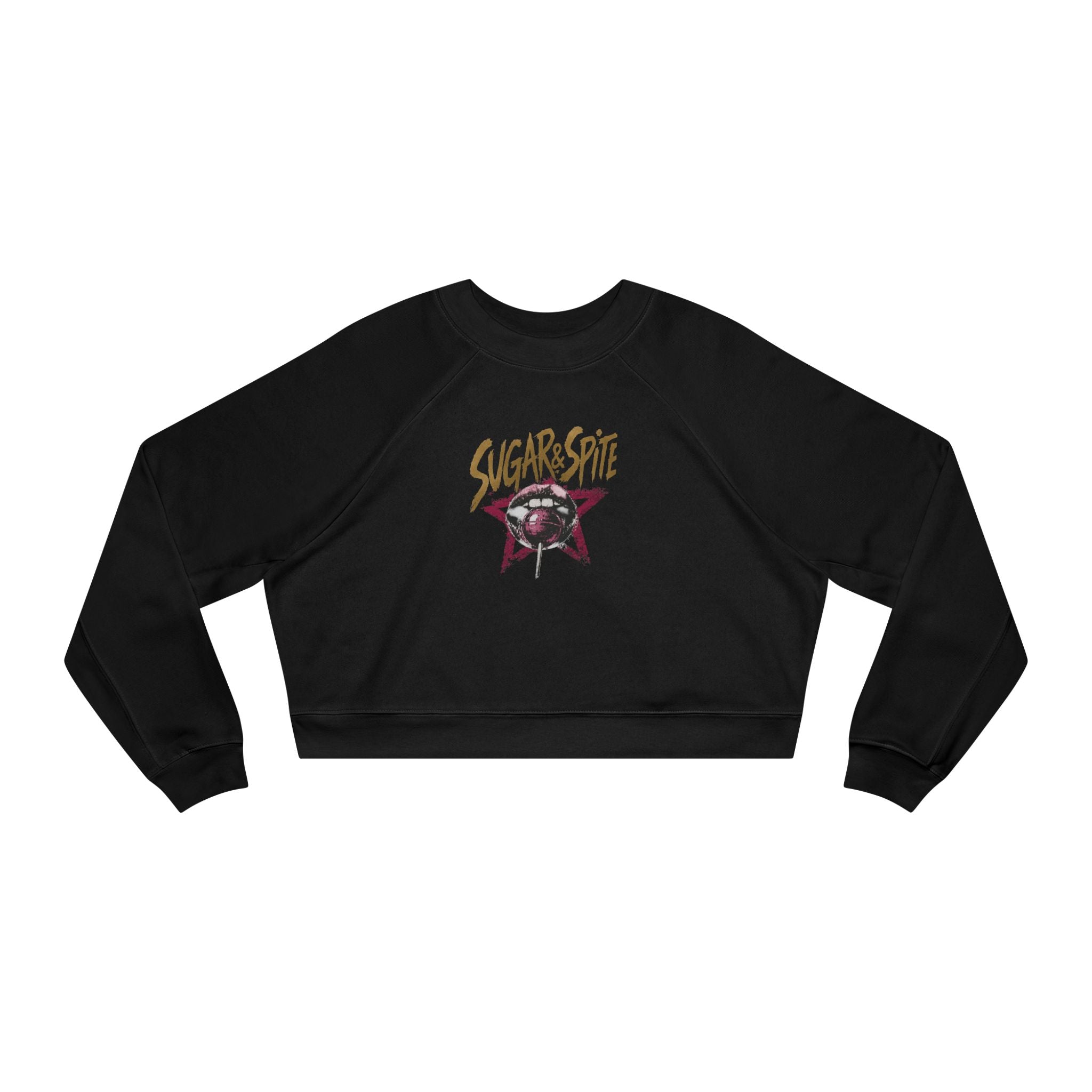 Sugar & Spite Rock Candy Cropped Fleece Pullover