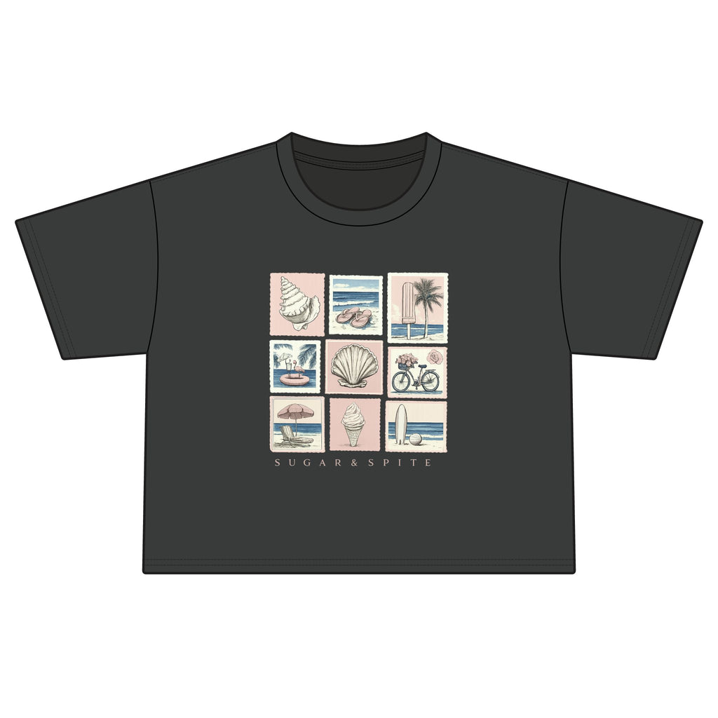 Women's Summer Collage Boxy Tee