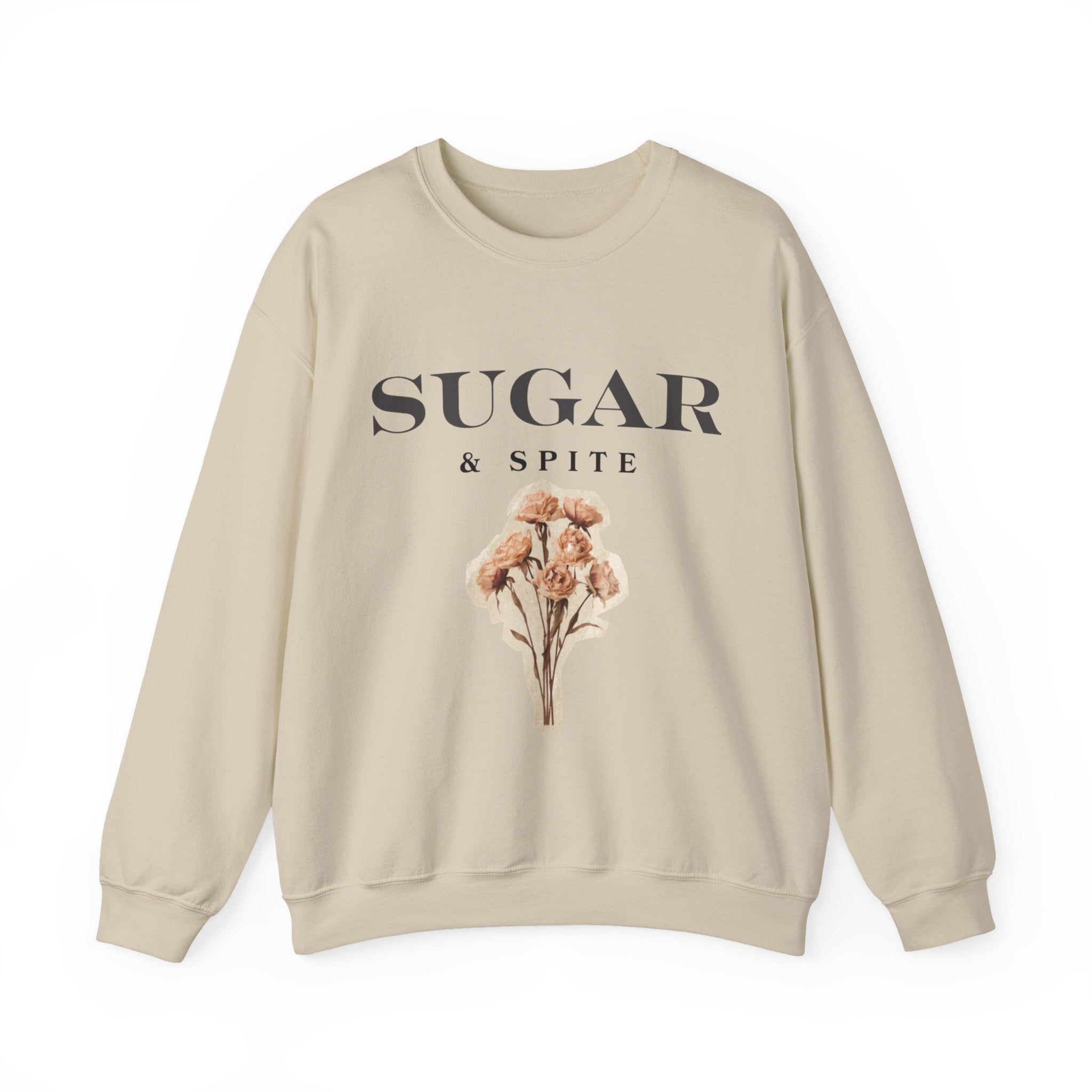 Sugar & Spite Floral Crewneck Sweatshirt