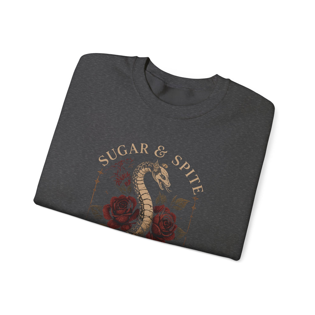 Sugar & Spite Snake Crewneck Sweatshirt – Gothic Rose Graphic Crewneck