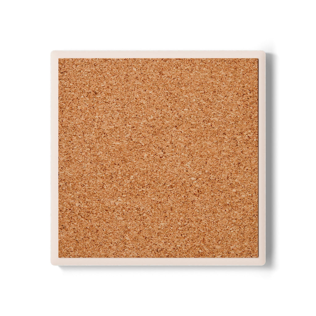 Ceramic Coaster — Vintage Snake & Rose 'Sugar & Spite' Decorative Drink Coaster