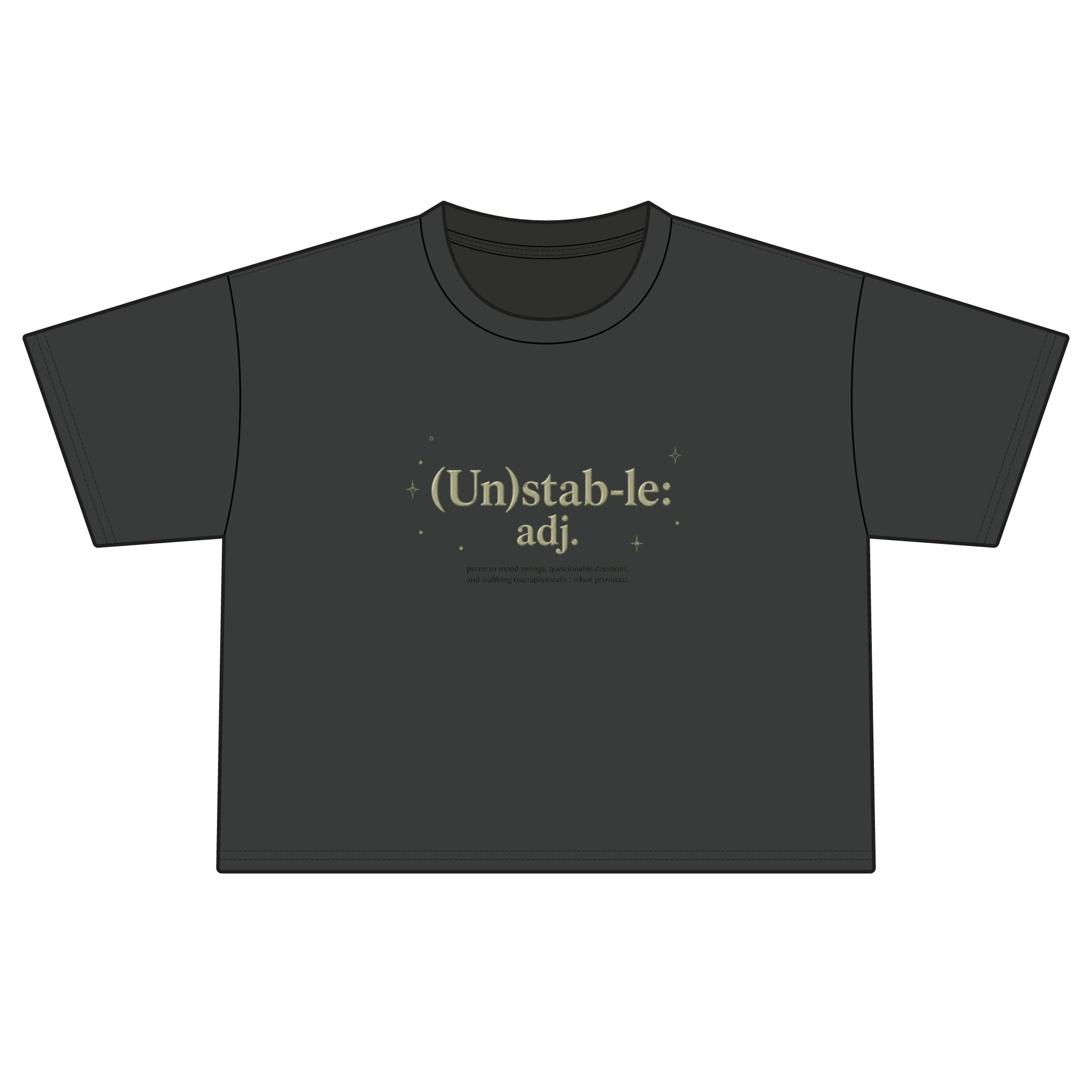 (Un)stab-le Definition Graphic Boxy T-Shirt