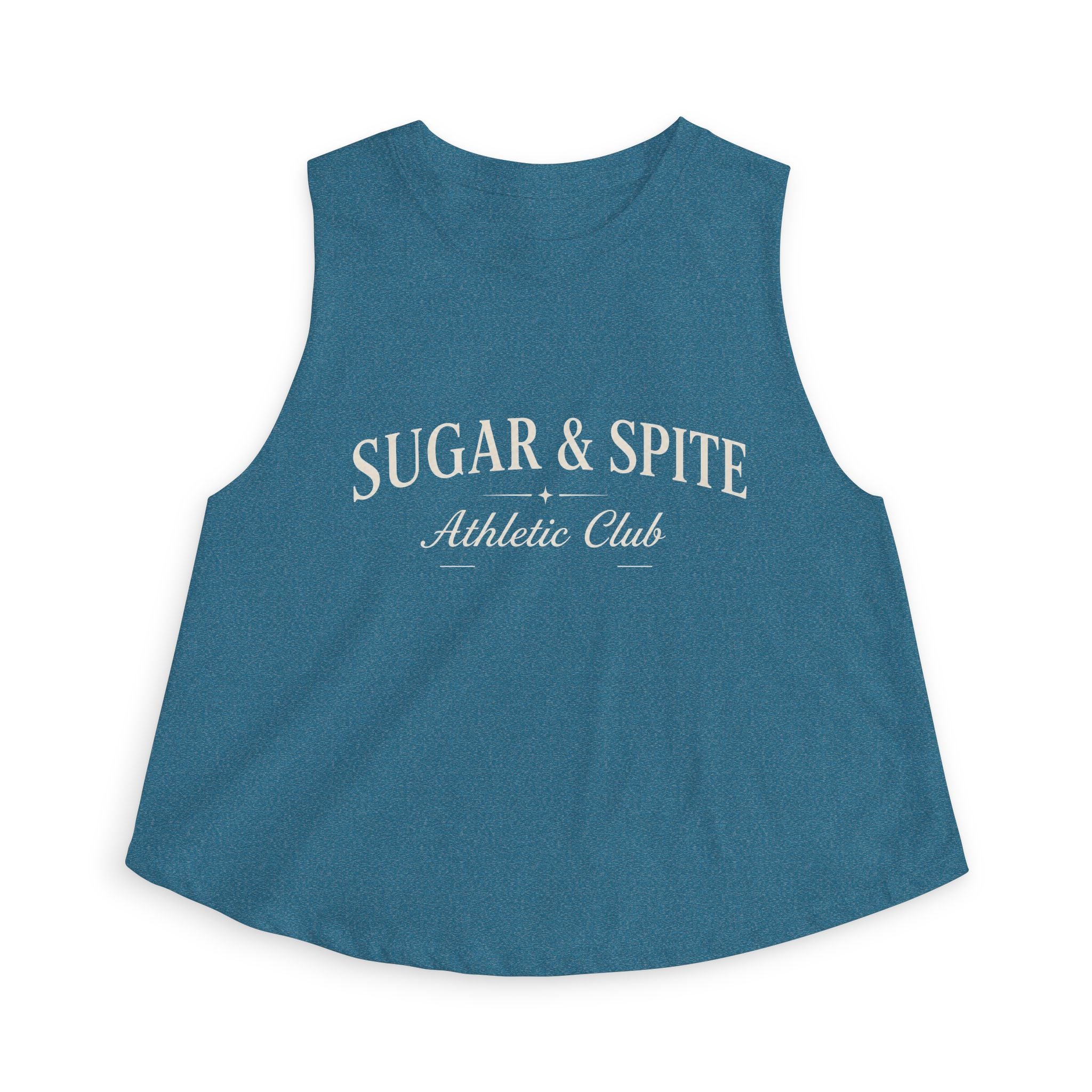 Sugar & Spite Athletic Club Crop Top — Women's Vintage Athletic Tank