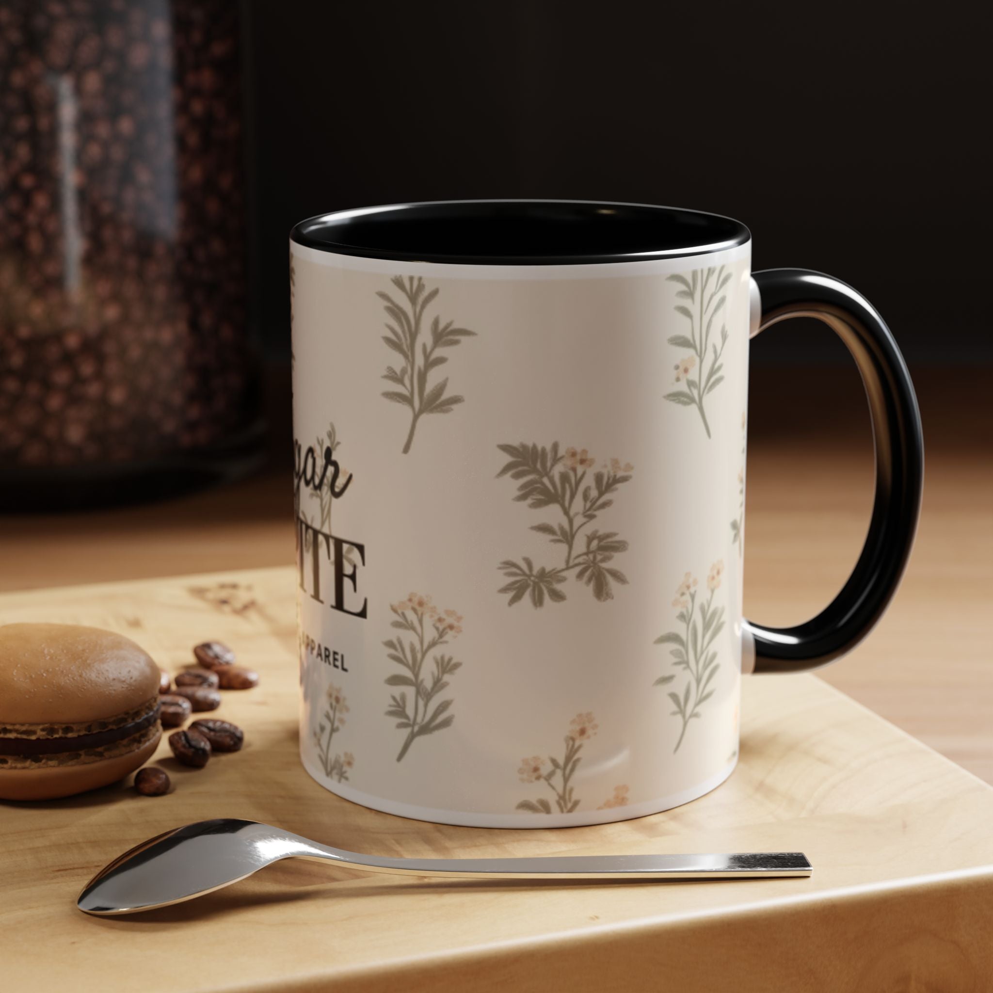 Sugar & Spite Floral Coffee Mug — Accent 11/15oz