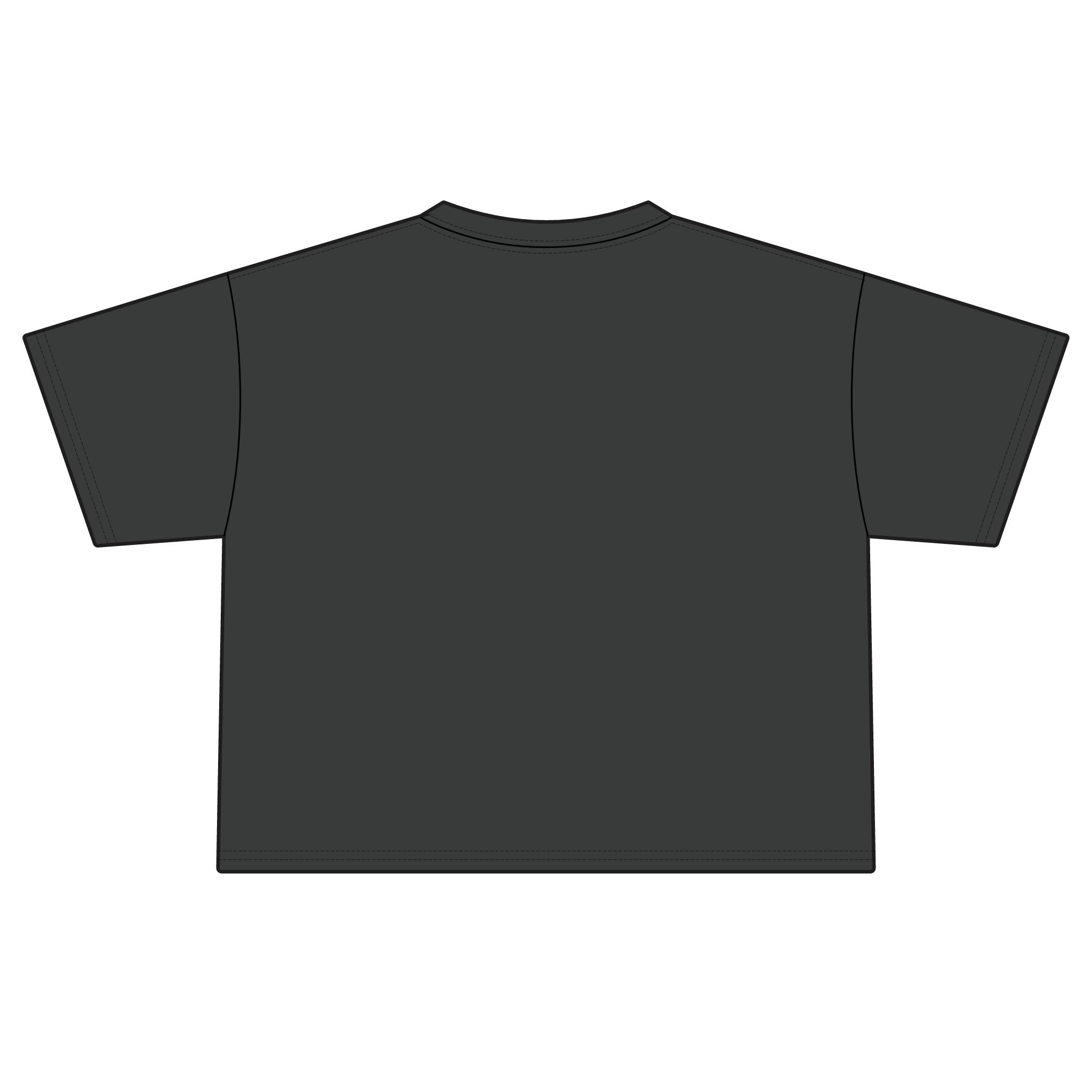 Leopard Tongue Graphic Tee | Boxy Crop T-Shirt
