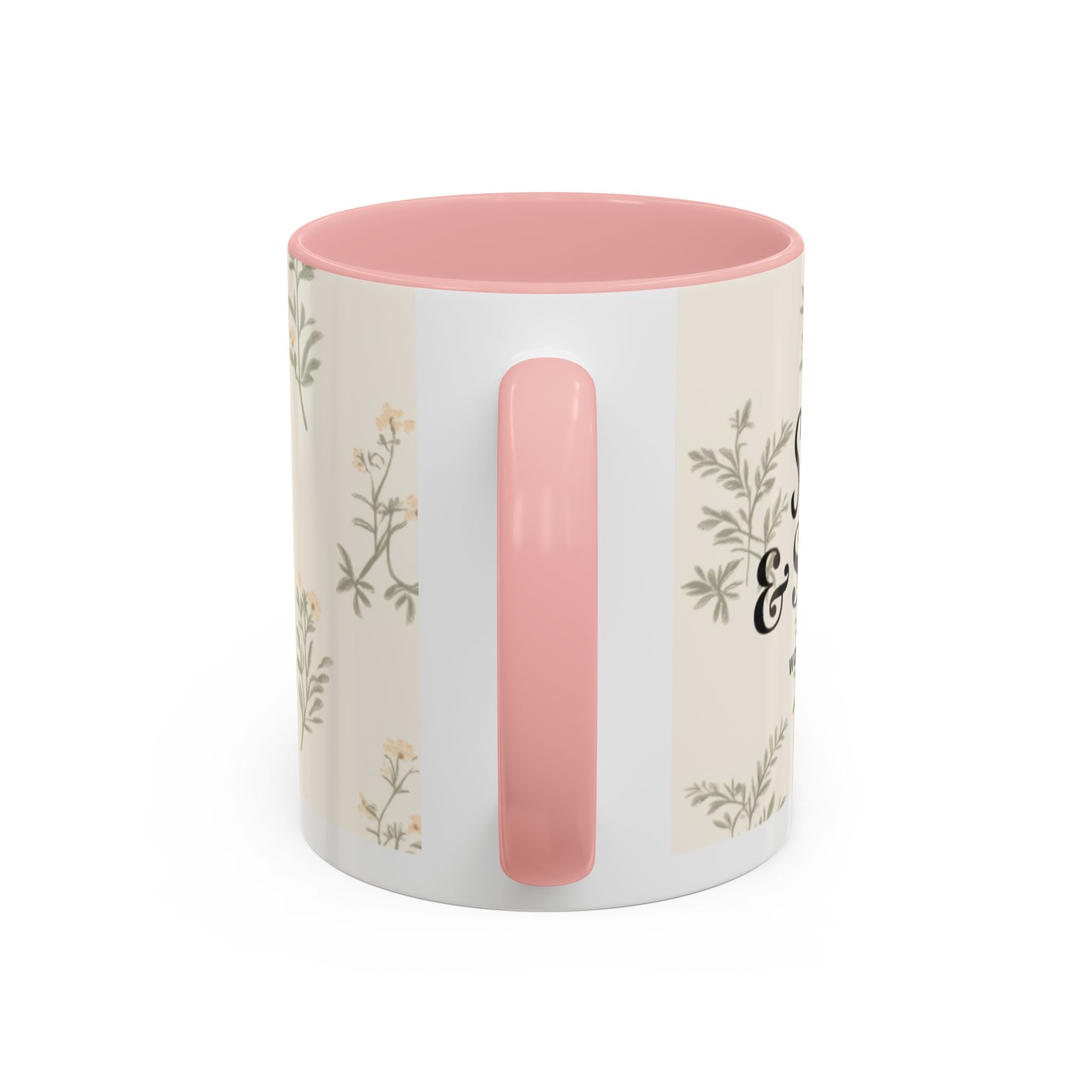 Sugar & Spite Floral Coffee Mug — Accent 11/15oz
