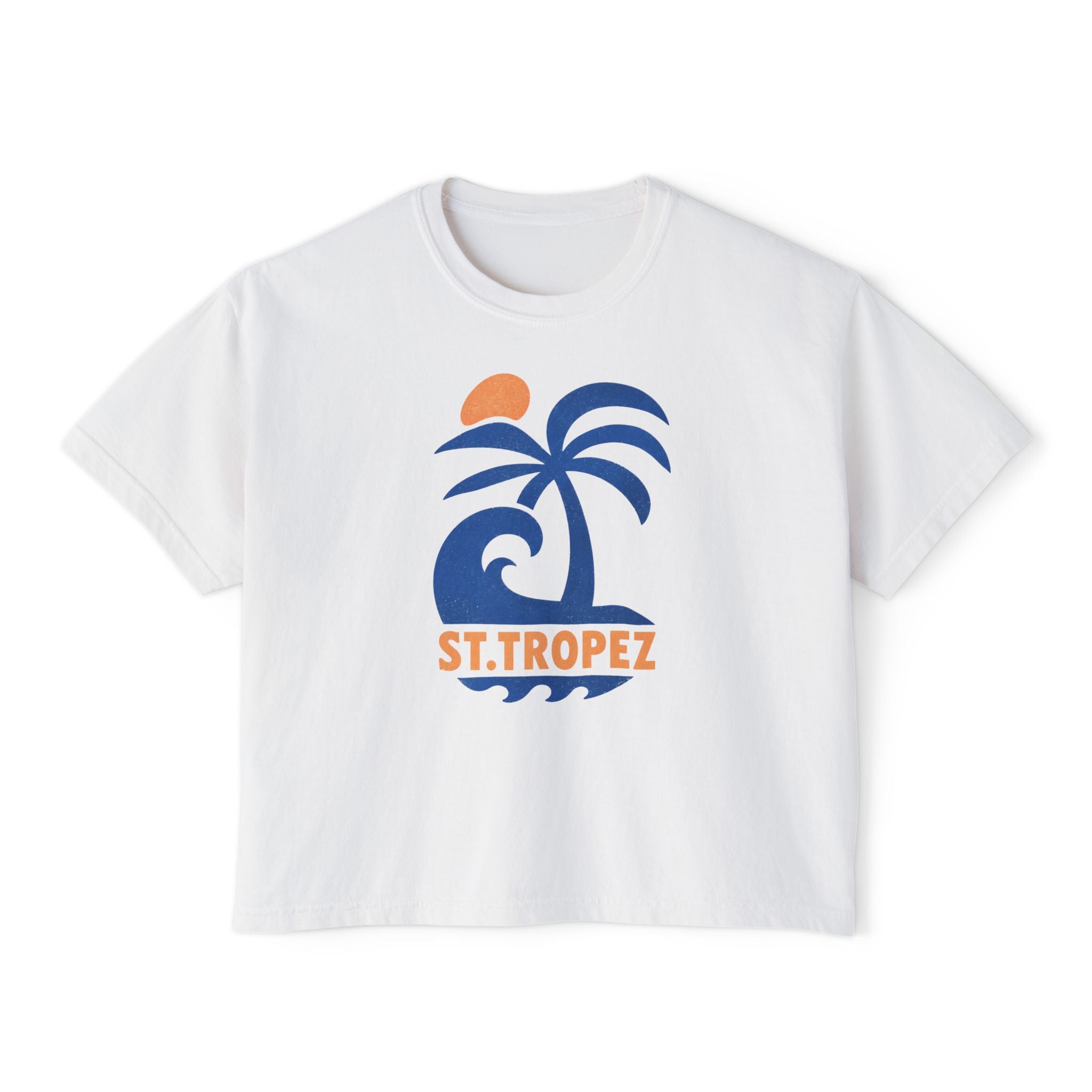 St. Tropez Palm Wave Boxy Tee