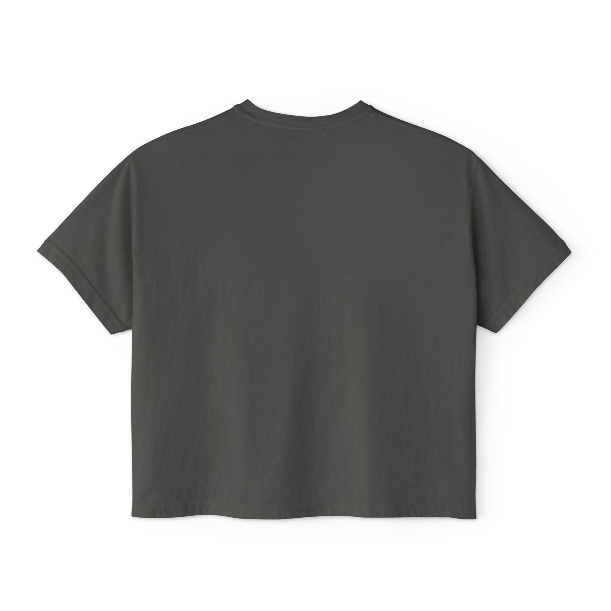 Women’s Boxy Tee — "Easy Peasy Lemon Squeezy" Lemon Graphic Crop Top