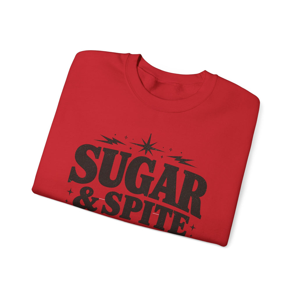 Sugar & Spice Sweatshirt — Retro Feminine Crewneck Gift
