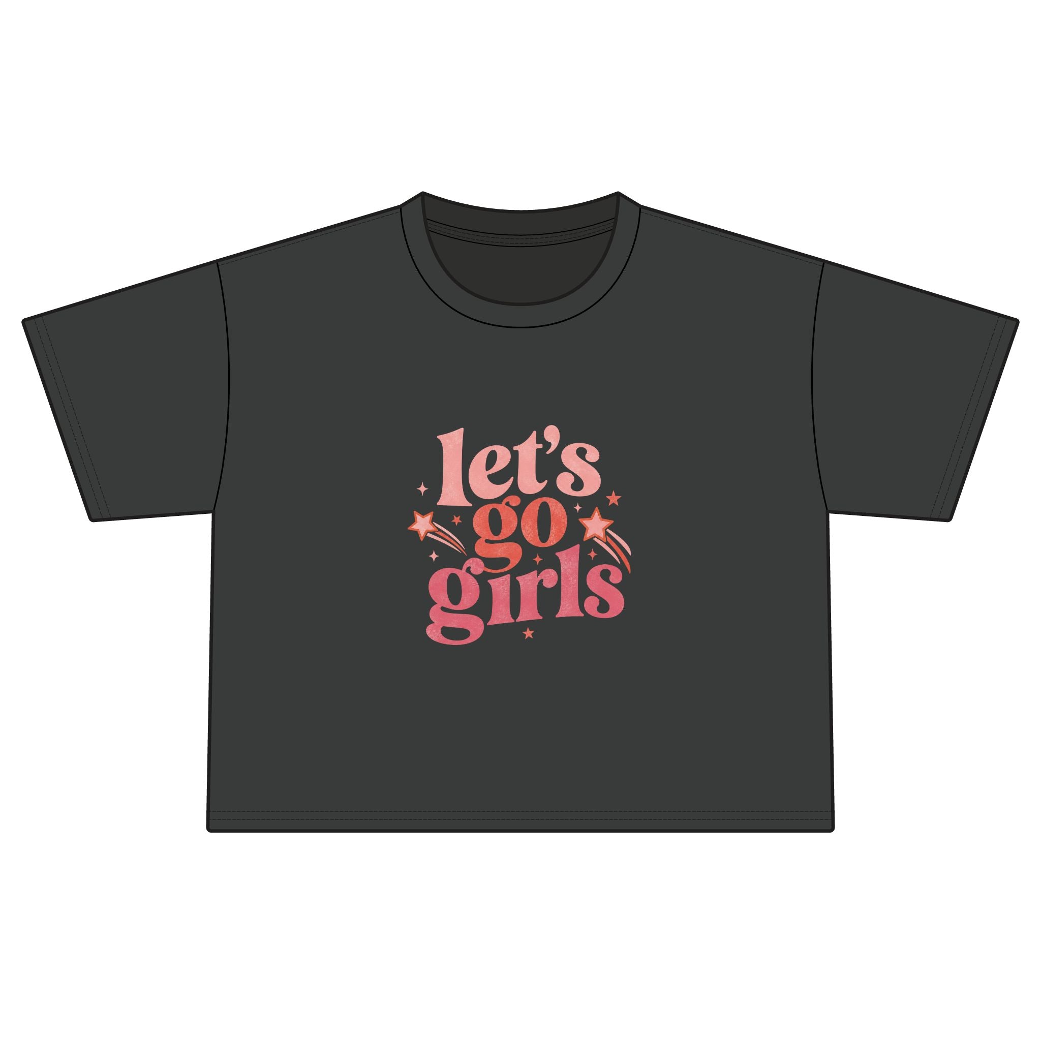 Let’s Go Girls graphic tee | Boxy Tee