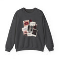 Collage Graphic Crewneck Sweatshirt — 'Sugar & Spice' Retro Photo Mood Crew