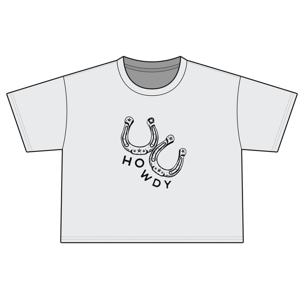 Howdy Horseshoe Boxy Tee
