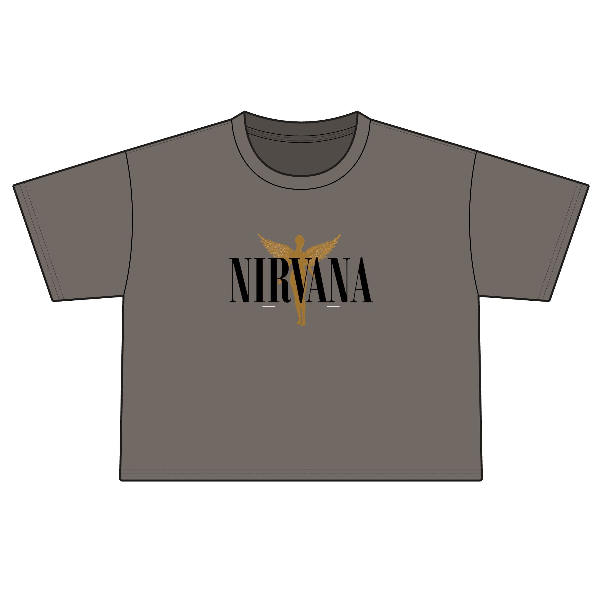 Nirvana Boxy Tee — Women's Cropped Band Shirt