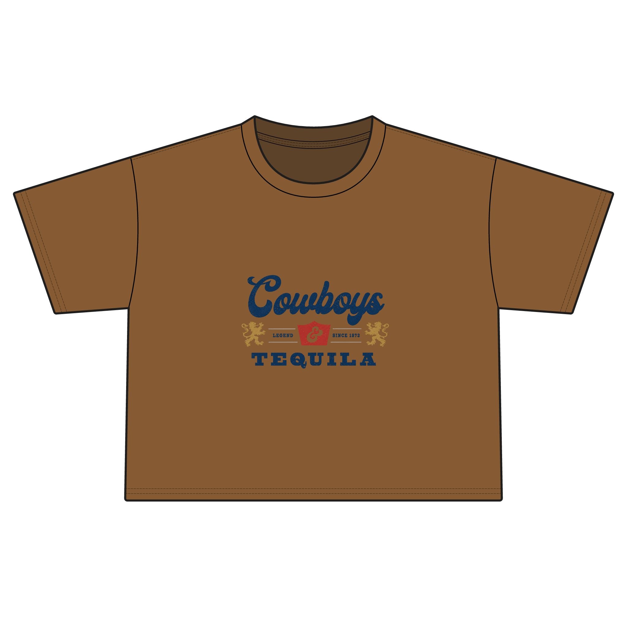 Cowboys & Tequila Boxy Tee
