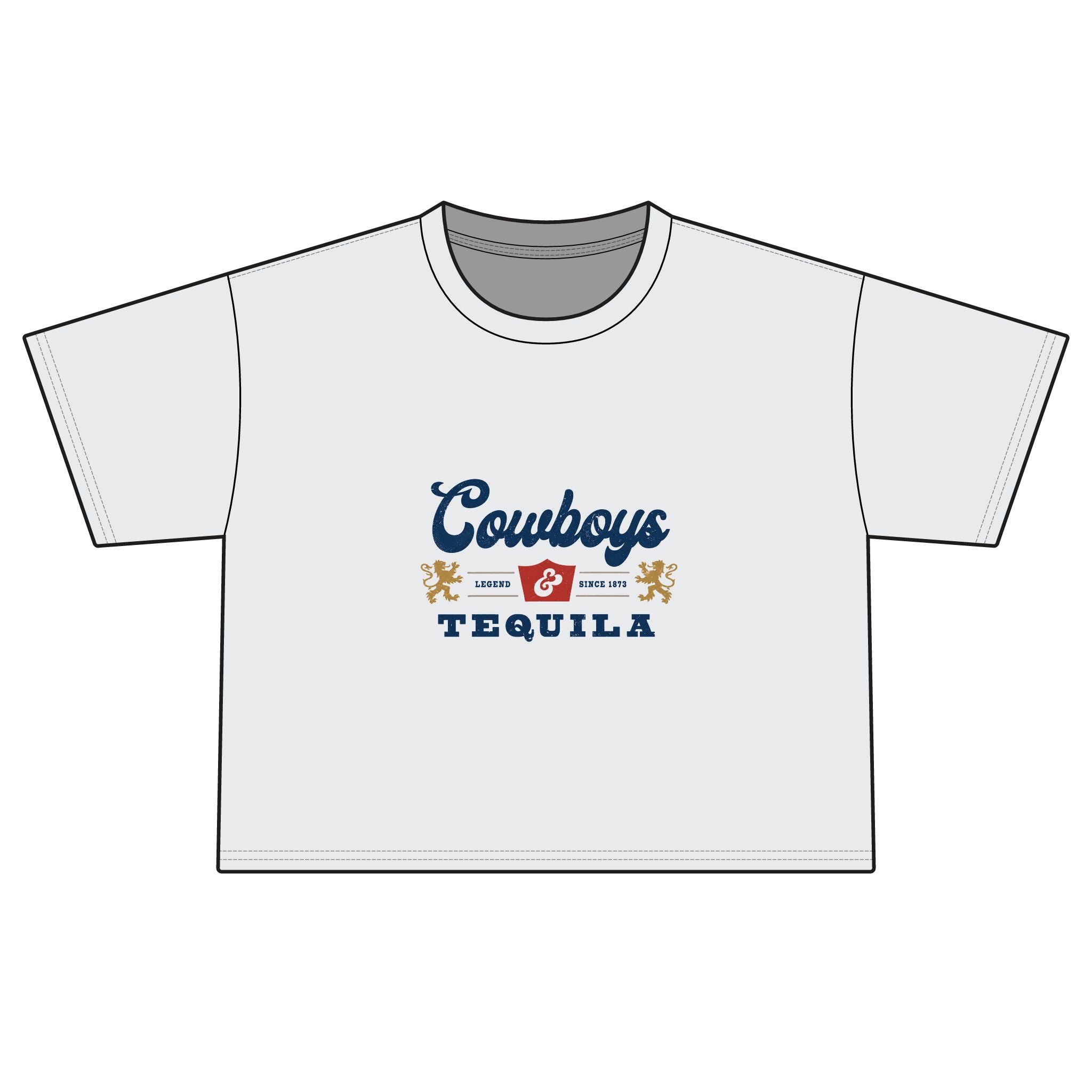 Cowboys & Tequila Boxy Tee