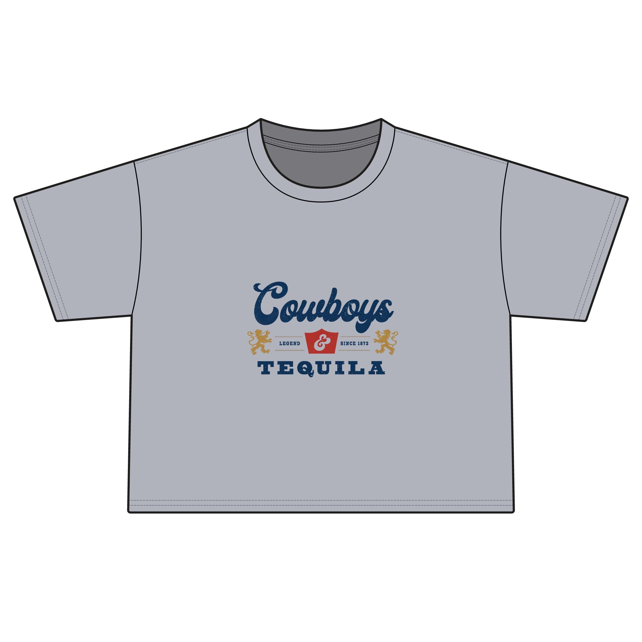 Cowboys & Tequila Boxy Tee