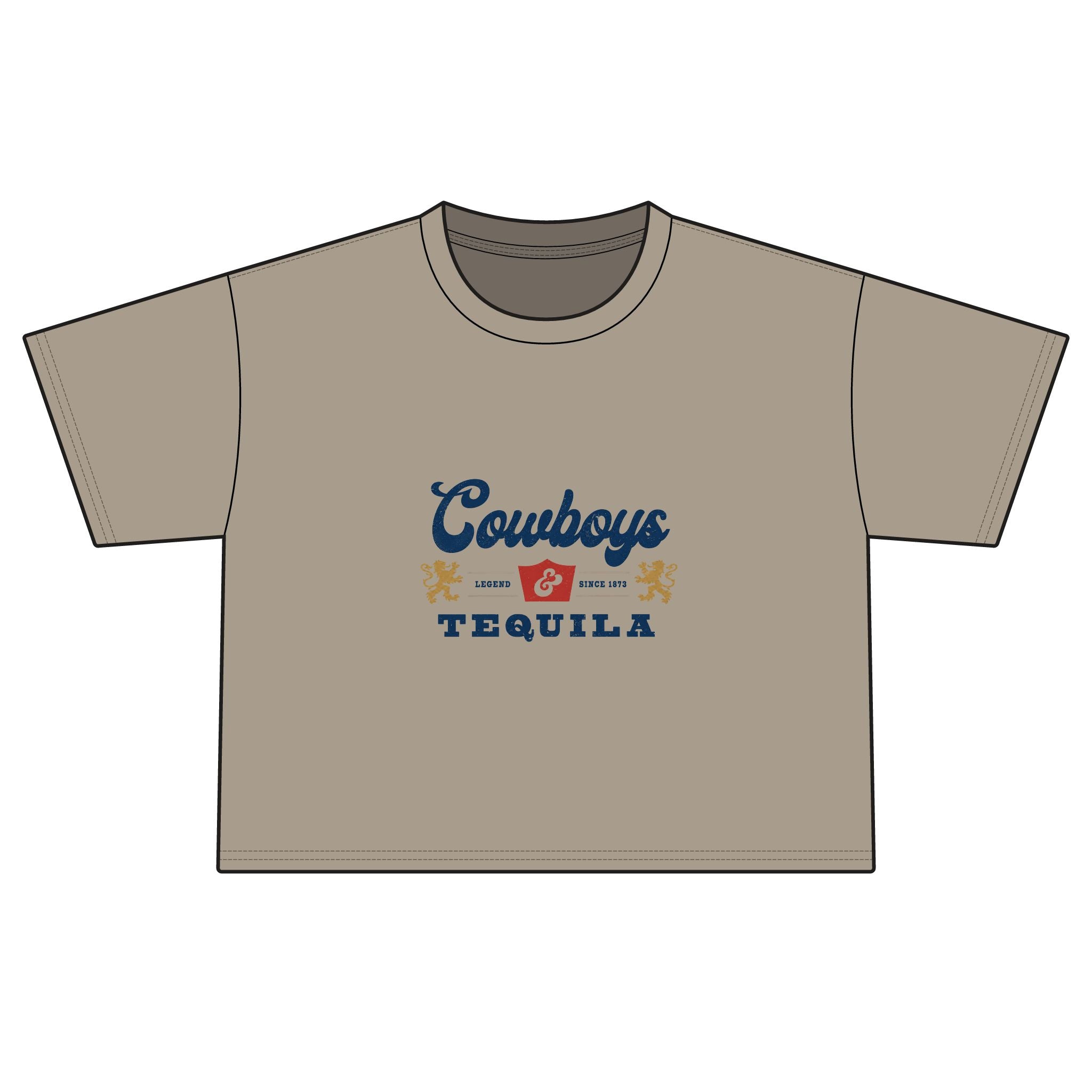 Cowboys & Tequila Boxy Tee