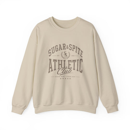 Athletic Club Sweatshirt — "Sugar & Spite" Vintage Crewneck