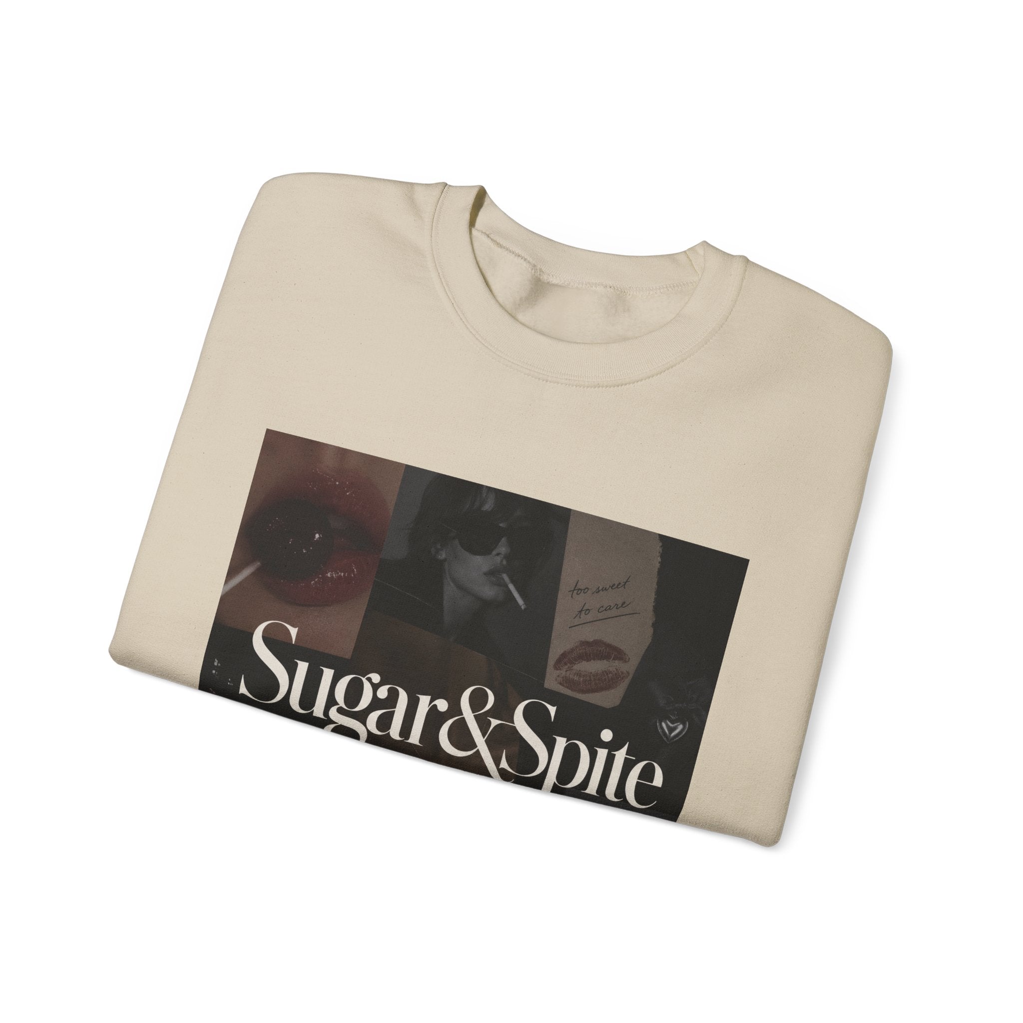 Sugar & Spice Graphic Sweatshirt — Vintage Collage Crewneck